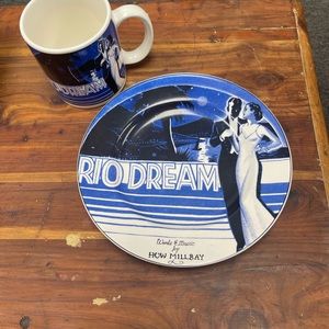 Vintage plates and mugs